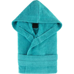 Top Towel S Unisex Hooded Bathrobe, aquamarine