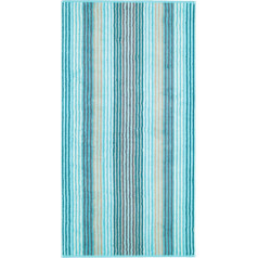 Cawö vannas dvielis Unique Streifen tirkīza izmērs 70x140 cm