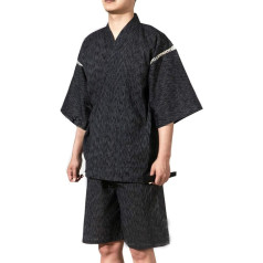 Fancy Pumpkin Vīriešu japāņu stila kleita kimono pidžamas kostīms, izmērs XL-A008, krāsa 08