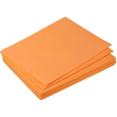 10 x oranžas EVA putuplasta loksnes 19x15cm 1,5 mm biezas