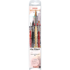 da Vinci Signature Urban Watercolour Journey Set by May & Berry Watercolour Painting Artist Brush Wash Brush Made in Germany Set Size 0