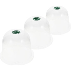 Milisten 3 dārza rīku komplekts siltumnīcas stādu audzētava Cloche Garden Grow Domes DIY Garden Cloche Plant Moisture Dome Frost Protection Cloche Augi Cloche Cloche Dārzeņi Cloche Cloche
