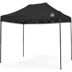 All Seasons Gazebos 3 x 2 m Fully Waterproof Folding Gazebo - Black