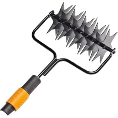 Fiskars QuikFit 1000689 Zvaigžņu frēzes instrumentu galviņa, darba platums: 17 cm, tērauds, melna/apelsīnu krāsā
