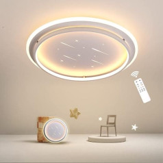 LED griestu gaisma - 36 W bērnu istabas lampa Griestu lampa Griestu radošā zvaigžņu gaisma Griestu lampa ar tālvadības pulti 40 cm Zēni Meitenes Bērnu istabas lampas bērnu istabai Guļamistaba Dzīvojamā istaba