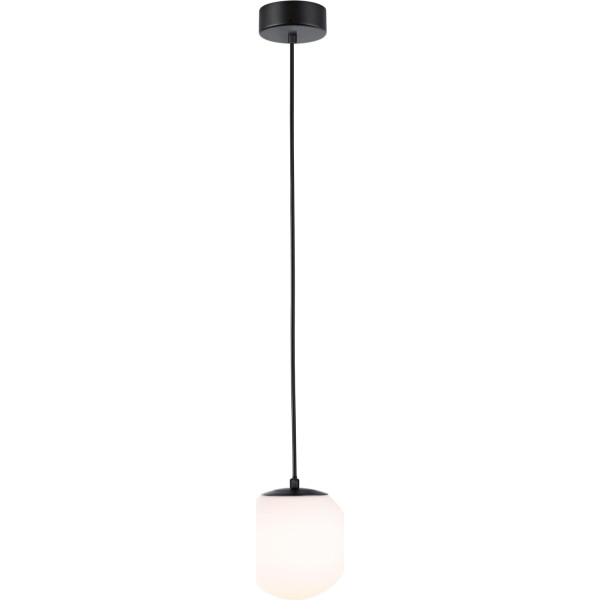 Paulmann 71073 LED piekaramais gaismeklis Izvēle Vannas istaba Gove IP44 9W Matte Black Satin Vannas istabas gaisma