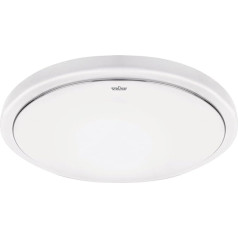 Licht-Erlebnisse LED mitro telpu gaisma Griestu diametrs 33 cm apaļa IP44 balta neitrāli balta 4100 K 3070 lm Griestu lampa Vannas istabas lampa Virtuves gaisma