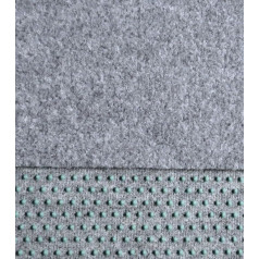 Mākslīgās zāles paklājs 250 cm platumā gaiši pelēks