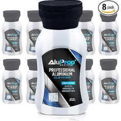 ALUPROP NEUTRO Professioneller Reiniger für anodisierte Aluminium-Tischlereiprodukte | Ideal für Fenster, Türen und Rahmen | Restauriert und Schützt | Nicht saure Formel (Packung mit 8 uds. x 330 g)