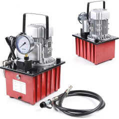 KEESUNG 750W 700Bar elektriskais hidrauliskais sūknis, elektriskais hidrauliskais sūknis ar manuālo ventilāciju Hidrauliskais motors, 1400RPM (Rot)