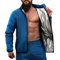 RDX sviedru kostīms svara zudumam, pirts tērps sasniedz Oeko-Tex 100 sertificētu, pirts tērps Fitnesa tērps sporta tērps Tracksuit sviedru tērps Siltuma MMA boksa sporta zāle Sporta fitnesa skrējiens Vīrieši Sievietes sievietes