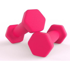 TIECHI neoprēna hanteles komplekts Sieviešu pāri Mājas vingrinājumi sievietēm vīriešiem Rokas Pilates hanteles 1,5 kg