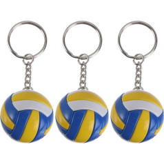 TOYANDONA 3 volejbola atslēgu piekariņi 3D volejbola atslēgu piekariņš Modes sacensību somu piekariņš atslēgu piekariņš somu piekariņš volejbola rotaslietas Dāvanu spēlētājs, dažādas krāsas.
