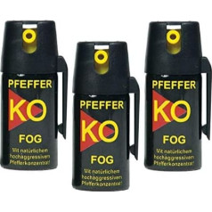 DD-Tackle Ballistol Fog Pepper Spray dzīvnieku atbaidīšanas aerosols 3 gab. komplekts