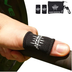 POWER BEAST Thumb Wrap, vairs nekādu lentu, Hook Grip, Nubs, lai aizsargātu pirkstus, novērstu tulznas, tulznas un plīsumus, Crossfit, Olympic Weightlifting, Powerlifting | Pair + Bag