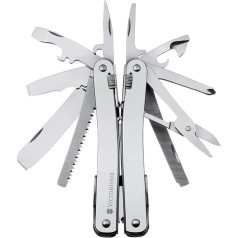 Victorinox Swiss Tool daudzfunkcionāls instruments (28 funkcijas, turētājs, ļoti izturīgs), pelēks