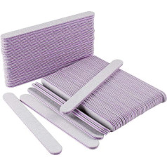 Forever Speed 50 nagu vīles 180/100 nagu vīles Divpusēja slīpēšana Virsmas materiāls Smilšpapīrs Forma Taisna Krāsa Pelēka/krāsa Violeta