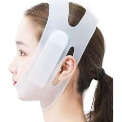 Skaistuma sejas pacelšanas josta V sejas veidotājs Slimming Bandage Thin Chin Skin Tightening Soft Silica Gel Anti Mildew Face Loss