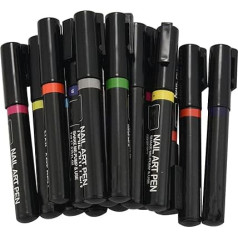 Nail Art Pen 16 Farben Set Nagelstifte Kunst für 3D Nail Art DIY Dekoration Nagellack Stift Set 3D Design Nail Schönheit Werkzeug Malen Stifte