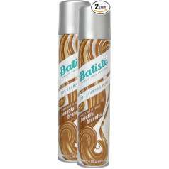 Batiste sausais šampūns Beautiful Brunette ar krāsu pieskārienu bruneta matiem, svaigiem matiem visiem matu tipiem, iepakojumā 2 gabali (2 x 200 ml)