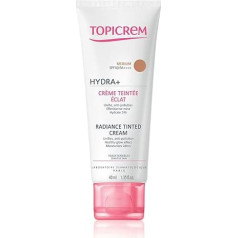 Topicrem Hydra+ SPF 40 PA++ vidēja krāsa 40 ml