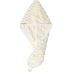 PERIZIA Verdicktes Korallen-Fleece-Haartrocknungskappe, droša un izturīga dāmu rokassomiņa, rokassomiņa ar rokassomiņu (Beige)