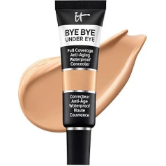 IT Cosmetics, Bye Bye Bye Under Eye Concealer, ūdensnoturīgs, bagātināts ar peptīdiem, kolagēnu un hialuronskābi, 12 ml, vidēji dabīgs 25.0