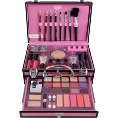 CHSEEO Make-Up Dāvanu komplekts Kosmētikas grima paletes Vanity Case Grims sejai, acīm un lūpām #4
