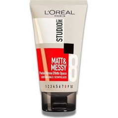 L'oreal Paris Studio Line Matt & Messy Fibre Paste, matēts efekts, 8, 150 ml (1 gab.)