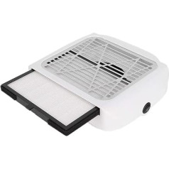 Nagu putekļu savācējs, 80 W nagu putekļu putekļu sūcējs ar filtru, 80 W nagu putekļu savācējs, nagu putekļu ventilators, elektriskais nagu putekļu savācējs manikīram (2#)