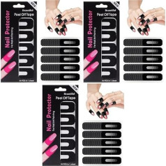 LALADEFIEE 300 lapas Nail Art Anti Spill Uzlīmes Nail Tape Nail Polish Protection Nail Polish Protection for Fingers Nail Care Tools Nail Protection for Gel Nail Accessories