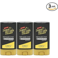 EBIN NEW YORK 24 Hours Coloured Sleek Stick_Natural Black 3 gab. iepakojums