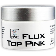 UV gēls Flux Top Pink Builder Gel Opaque + Pink 50 ml