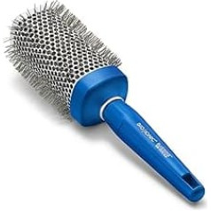 Bio Ionic BlueWave apaļā birste X-Large, NanoIonic kondicionēšanas birste, krimpēti sari, kas nodrošina lielāku spriedzi, mīksts, viegli satverams rokturis
