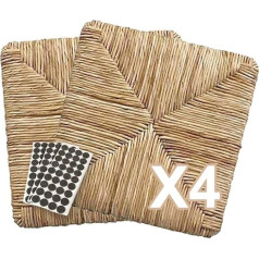 Zstyle 4 gab. komplekts Straw Model 901 37 x 37 cm nomaināms sēdekļa pamatnes rāmis krēslam, Pisa un filcs