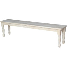 Ic International Concepts International Concepts Shaker stila soliņš Tradicionālais nepabeigts