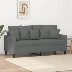 Mengtu Divvietīgs divvietīgs dīvāns Divvietīgs dīvāns Dīvāns atpūtas dīvāns Mīkstās atpūtas dīvāns Viesu dīvāns Loveseat Dīvāns viesistabai Guļamistaba Viesistaba Tumši pelēks 140 cm audums