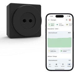 everHome EcoTracker IR - EHZ nolasīts elektroenerģijas skaitītājs - nolasīšanas galviņas viedais skaitītājs - ietver lietotni