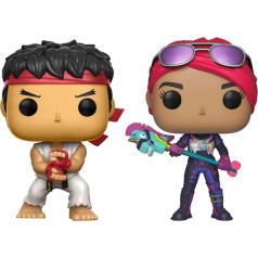 Funko POP spēles: 2PK Ryu & Brite Bomber: Fortnite- 2PK Ryu & Brite Bomber