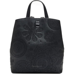 Desigual Sieviešu aksesuāri PU mugursoma Mini Black, melna, melna