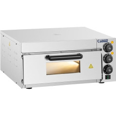 Royal Catering RCPO-2000-1PE Elektriskā picu cepeškrāsns 2000 W ar 1 kameru picu cepeškrāsns Picu cepeškrāsns Šamota pamatne
