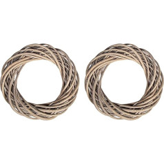 Rayher Vītolu vainags, sudrabaini pelēks, 30 cm diametrs, 7 cm augstums, dekoratīvs vainags, galda vainags, adventes vainags, durvju vainags, zaru vainags, dabīgs vainags, sienas vainags, 65393561 (iepakojums
