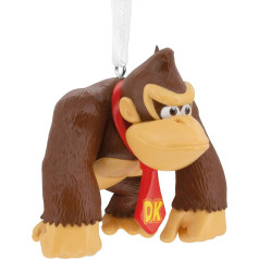 Hallmark Donkey Kong piekaramais ornaments, Nintendo eglītes rotājums, sveķu piekaramais ornaments, Ziemassvētku piekaramais ornaments, dāvanas Ziemassvētkiem