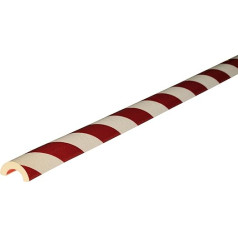 SHG Knuffi® cauruļu aizsardzība, tips R30, 1 rullis 50 m, sarkans/balts