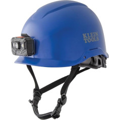 Klein Tools Cietā cepure, ventilējama, pilna malas stila, polsterēta, pret smaku noturīga sviedru lente
