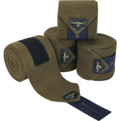 LeMieux Tradicionālās mīkstās vilnas aproces zirgiem - austas žakarda cilpiņas un metāla emblēmas - 4 gabali - Alpine - pilnas
