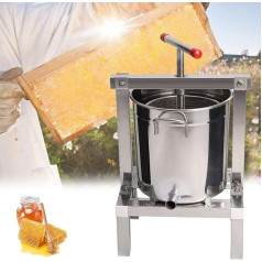 Manuālais medus preses ekstraktors Augļu vīna preses ekstraktors Bišu vaska presētājs Cider Nature Juice Making Manuālais sulu taisītājs