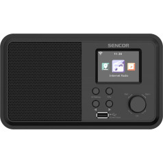 Interneta radio jauda 4w, wifi, fm, dab+, usb, LCD displejs