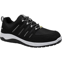 ELTEN Maddox Unisex drošības apavi Melni-pelēki zemie ESD S3 drošības zābaki