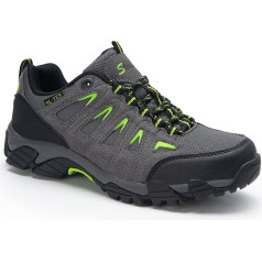 SHULOOK Pārgājienu apavi Vīriešu ūdensnecaurlaidīgi vieglie āra treka apavi Trekking apavi Kājnieku kalnu apavi Neslīdošas kurpes Vīriešu treniņi Ultralight sporta apavi kempingam, pārgājieniem